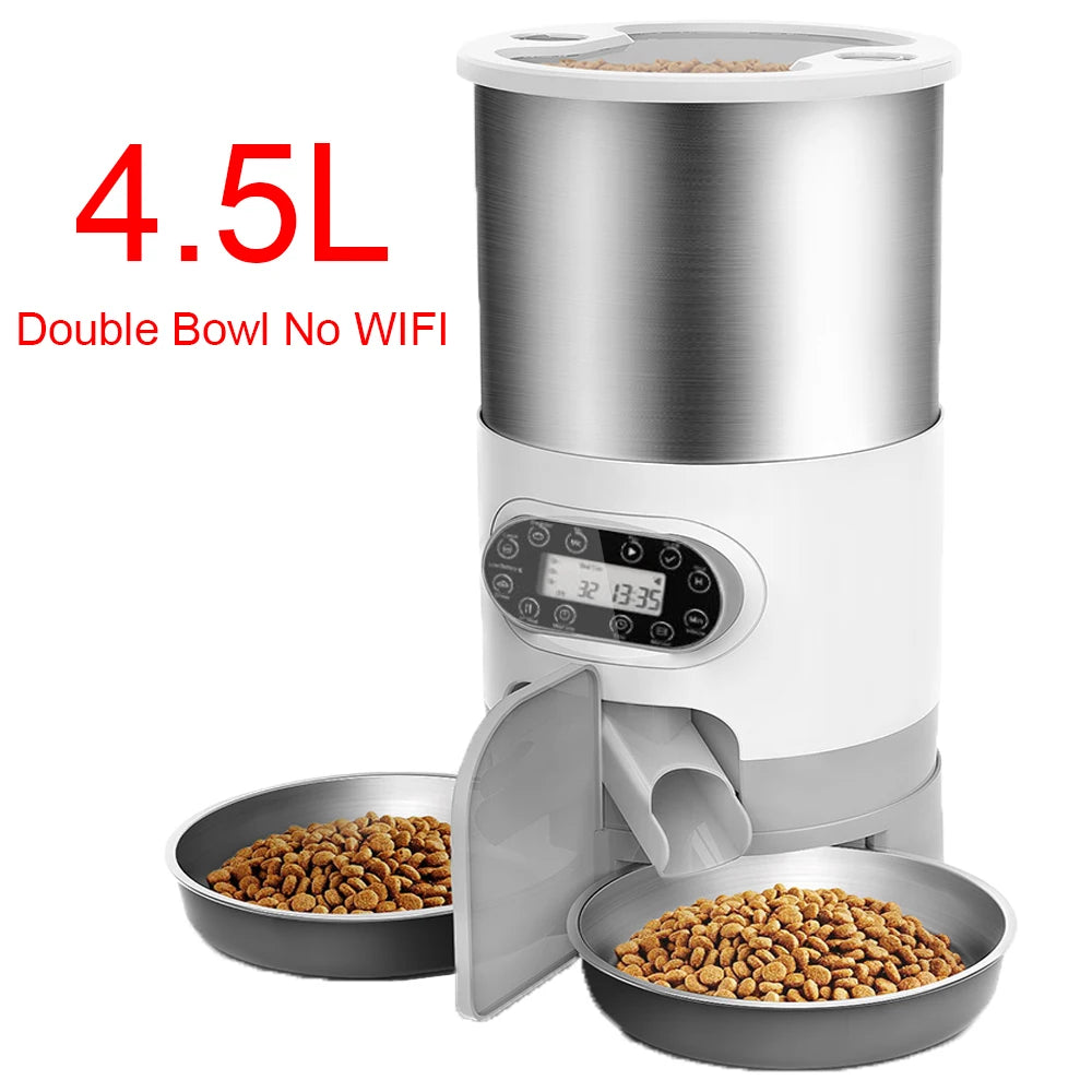 New Pet Feeder Pet Dispenser For Cat And Dog Travel Supply Automatic Smart Slow Feeder Dispenser Fixed Time Amount Of Food - Daisan Mart