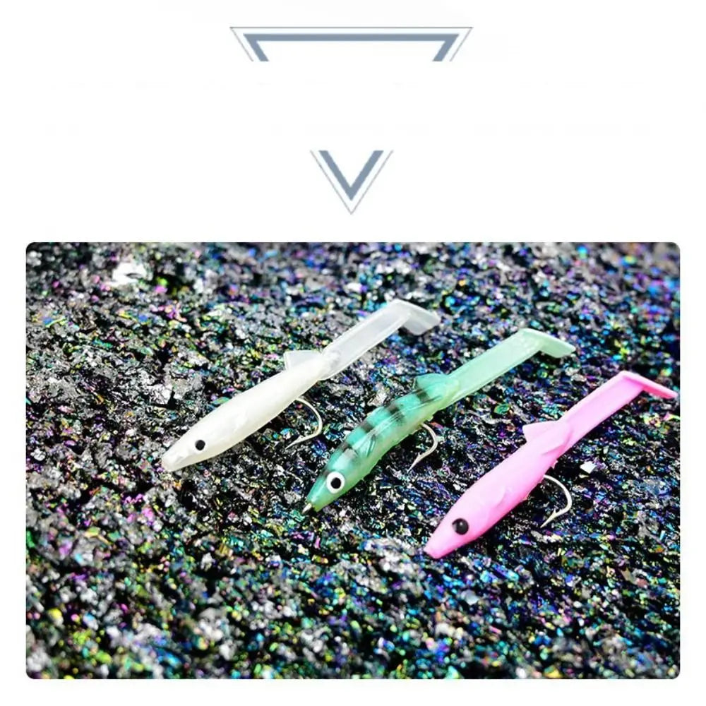 Bộ 17 Mồi Giả Silicon Raglou Câu Biển Đa Sắc