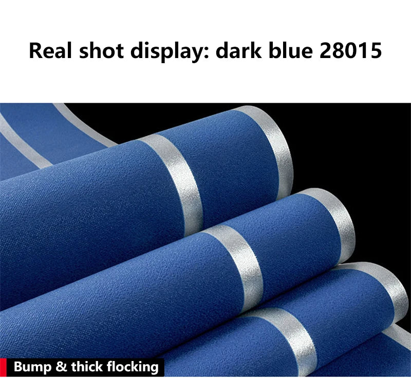 Modern Geometric Nordic Velvet Wallpaper