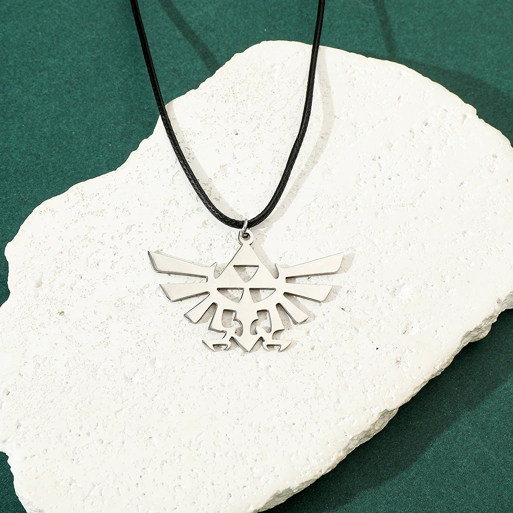 The Legend of Zelda Necklace classic fashion game pendant accessories rope chain stainless steel cool pendant Necklace