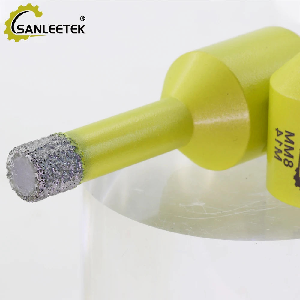 SANLEETEK Dry Diamond Drill Bit Set 8mm Tile Hole Saw Drill Bits for Granite Marble Ceramic Tile Core Drill Bits with M14 Thread