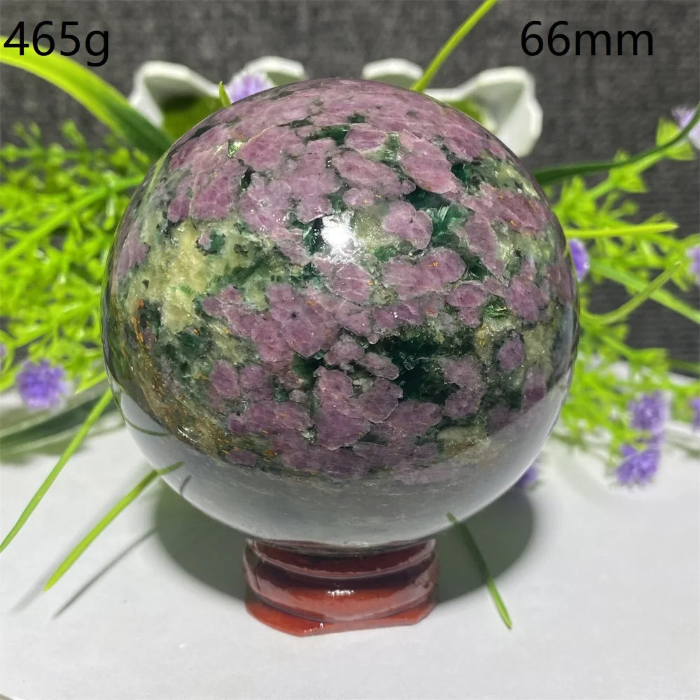 Natural Emerald &amp; Ruby Energy Ball