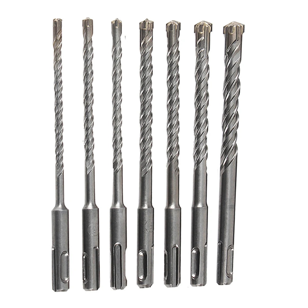 4/5/6/7/8/9pcs Cross Tip 160mm SDS Plus Drill Bit Set Electric Hammer Masonry Drill Bits for Masonry Concrete Rock Stone bits