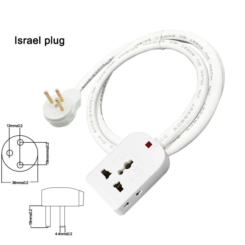 Ổ Điện Đa Năng 7 Lỗ - Dây Dài Tùy Chọn
