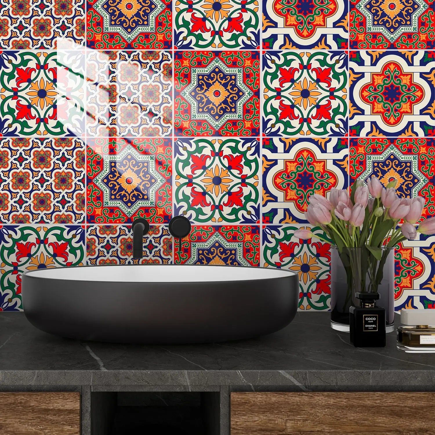 Gạch Dán Bóng Địa Trung Hải - Chống Nước & Bẩn