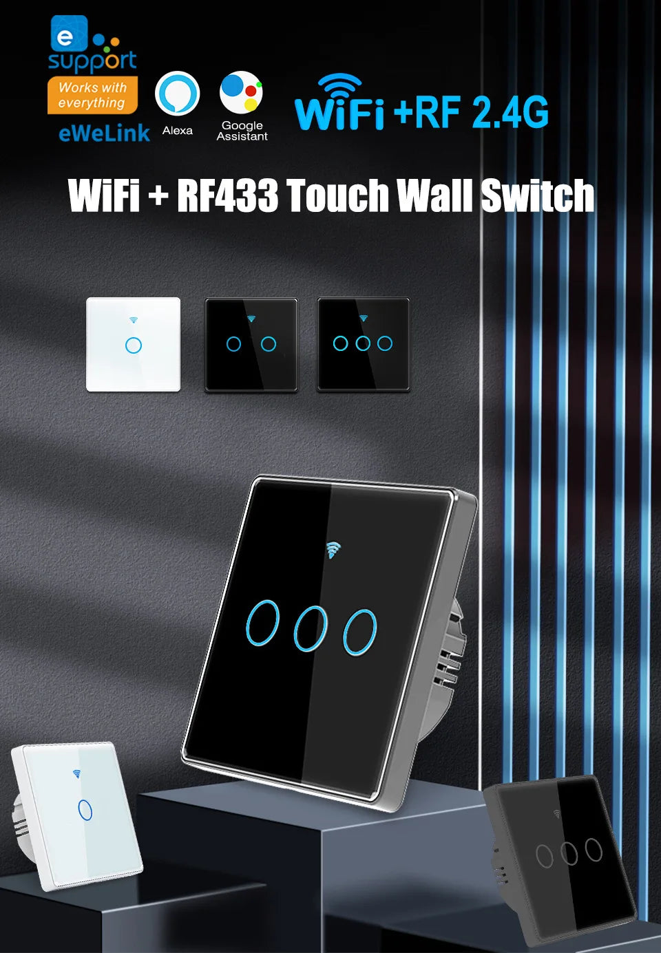 Tuya EWeLink EU Smart Switch - Voice Control