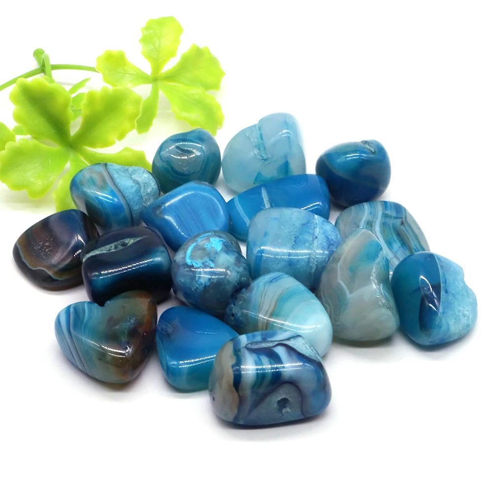 Striped Turquoise - Feng Shui Decorative Stone for Aquariums