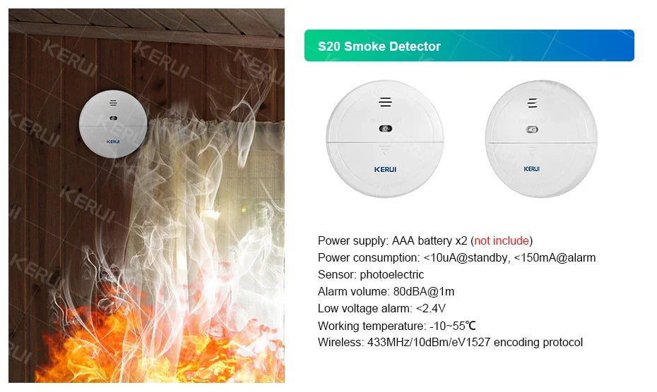 Báo Động Chống Trộm KERUI WiFi Thông Minh Nhà - Daisan Mart