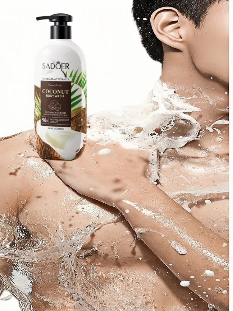 Mild Coconut Shower Gel 400ml - Long Lasting Coconut Scent