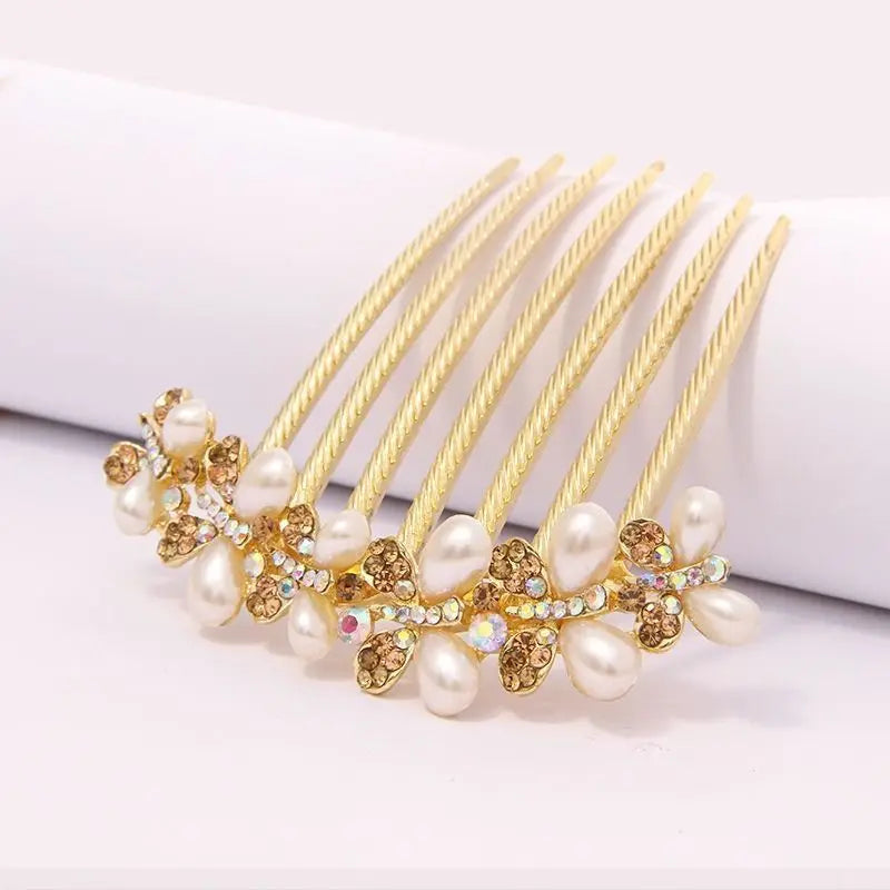 Trang Sức Tóc Pha Lê - Kẹp Tóc Dài Kiểu Nữ Rực Rỡ