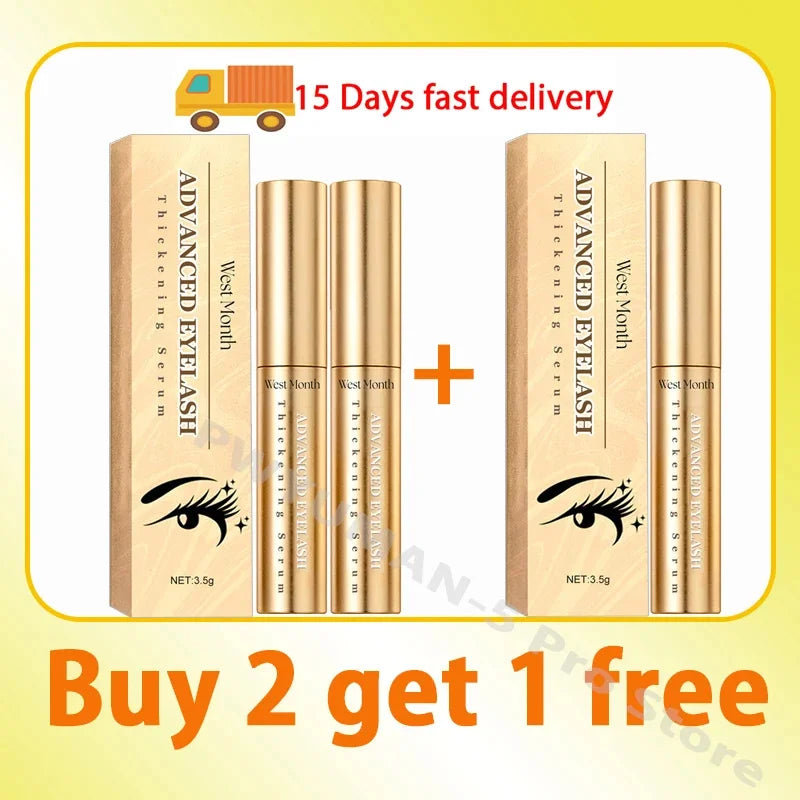 Natural Eyelash Growth Serum, Thick &amp; Curly
