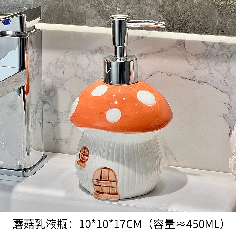 450ml Ceramic Soap Bottle for Kitchen &amp; Bathroom