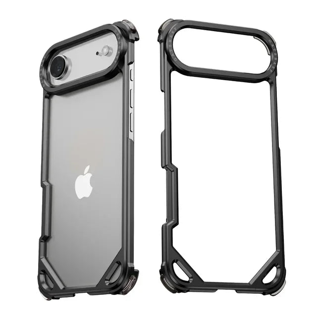 Aluminum alloy Metal Phone Case For iPhone 17 16 Pro Max 17Air Minimalist Support Wireless Charging Ultra-thin Protecitve Case - Daisan Mart