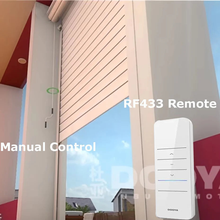 Dooya DM45RM tubular motor for rolling doors, automatic curtains