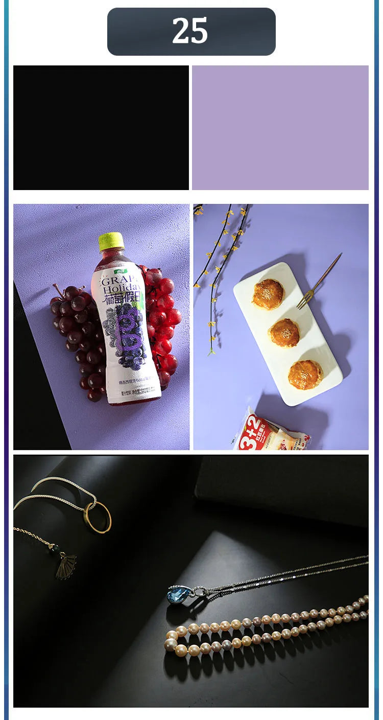 Photography Backdrops Wallpaper 57*87cm 2sides Solid Color Photo Background Props for Photo Studio Newborn Product Photographic