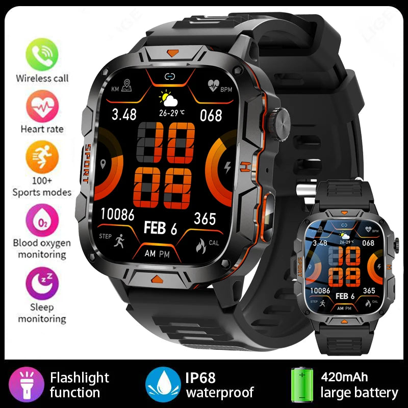 2025 Men's Watch - Waterproof LED Sports