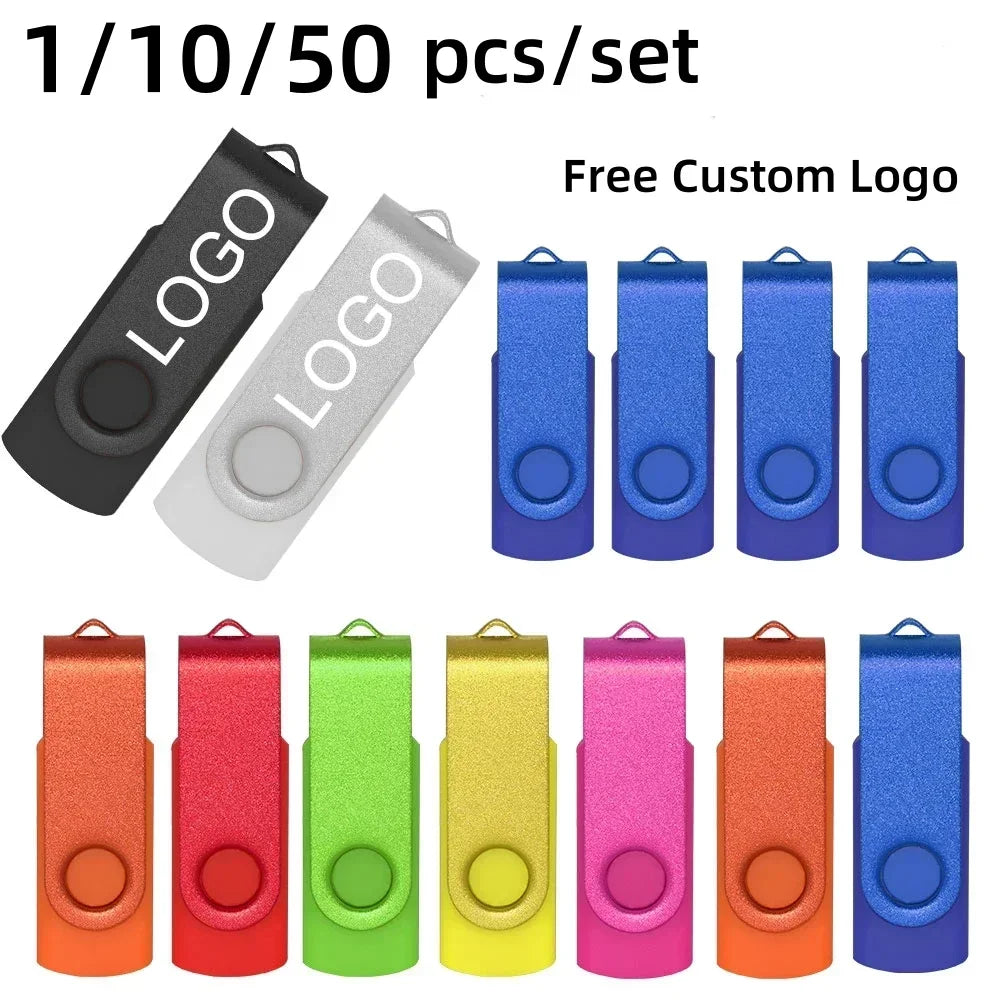 Bộ 50 USB 2.0 Flash Drive đa dung lượng 1GB-64GB