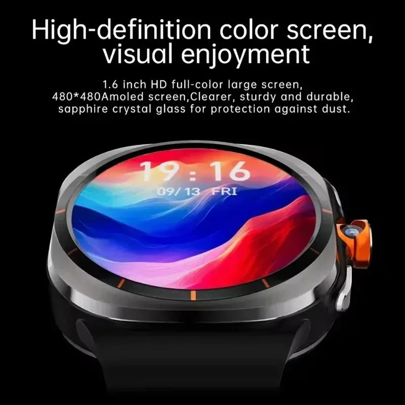 SmartWatch Ultra 5G - Màn hình AMOLED, Camera 8MP IP68