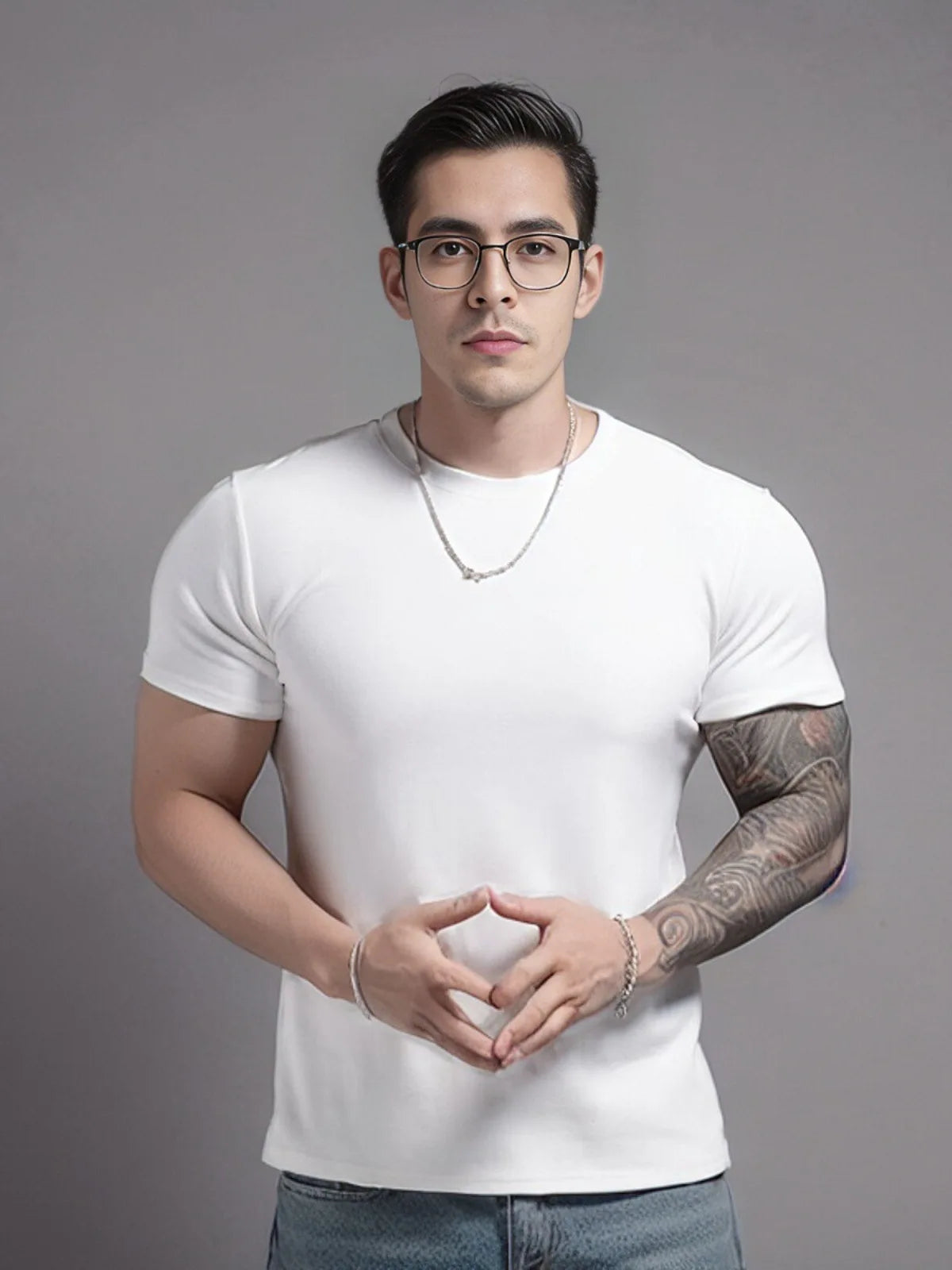 Men's Summer Quick Dry Body Gym Fit Sports T-Shirt