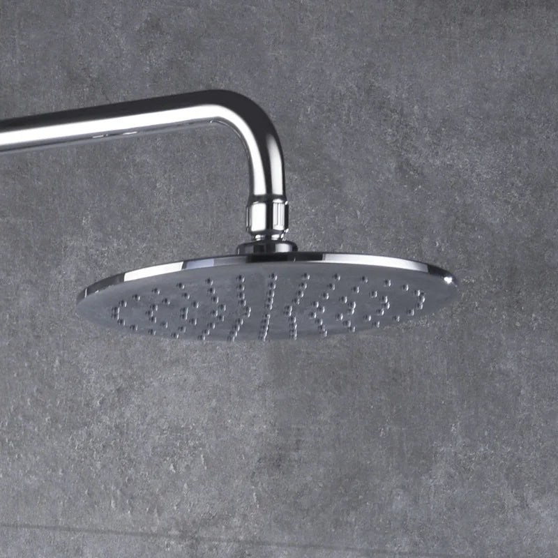 9-inch electroplated surface round concealed thin large top spray, shower head, bathroom accessories