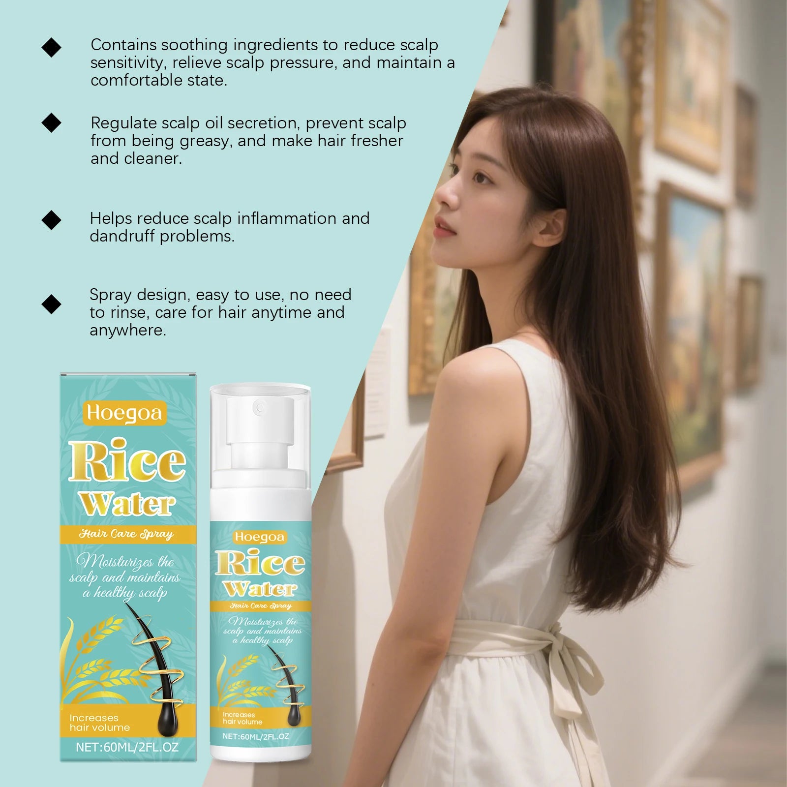 Xịt Dưỡng Tóc Mềm Mượt - Nuôi Dưỡng Da Đầu