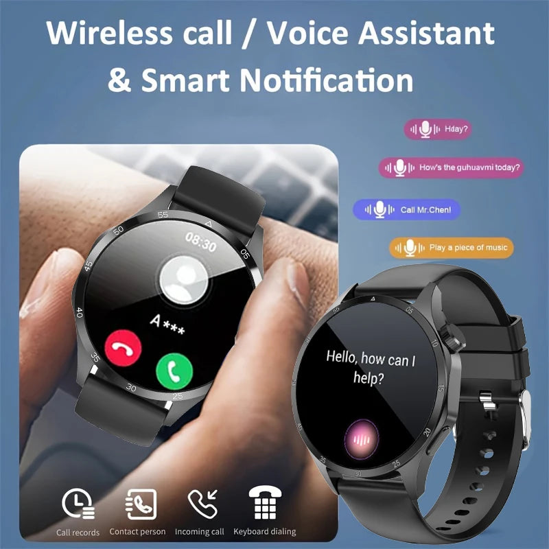 Đồng Hồ Thông Minh Nam 2025 - GPS AMOLED Chống Nước