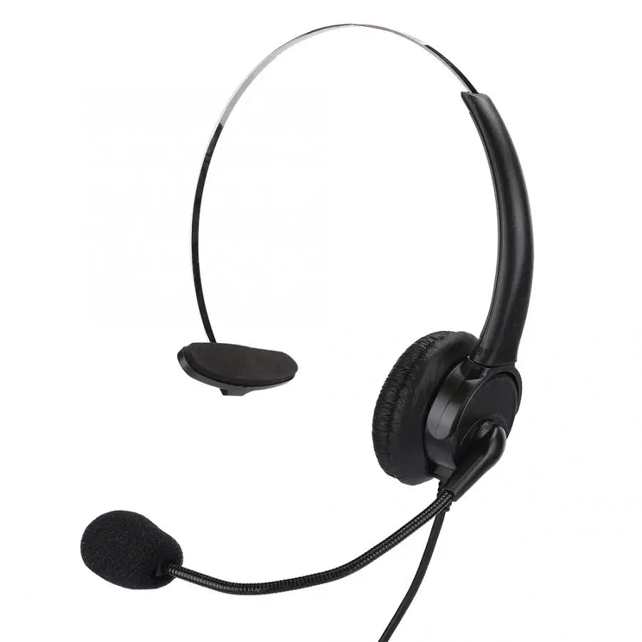 Monaural Telephone Headset With Mic For Home