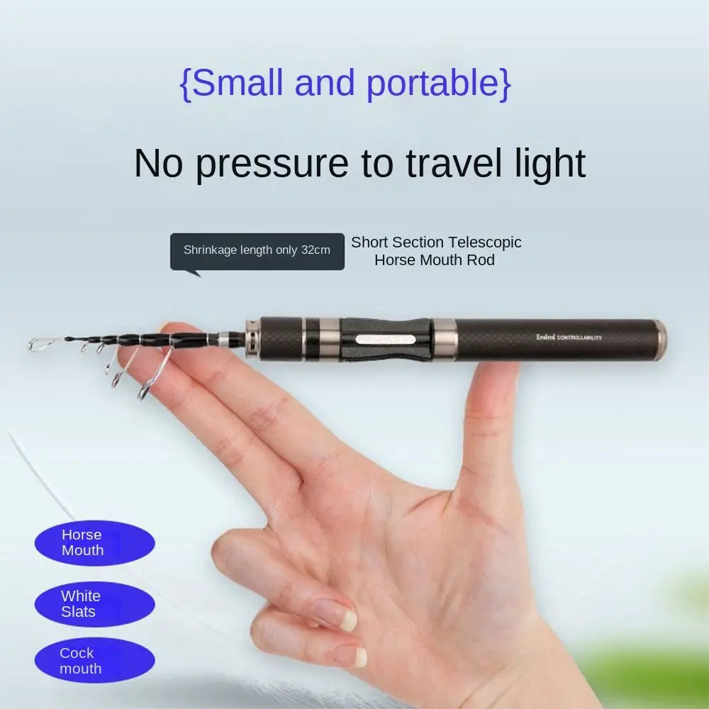 Bộ Cần Câu Rút Gọn Đầy Đủ 1.5m-1.8m Combo Tiện Lợi