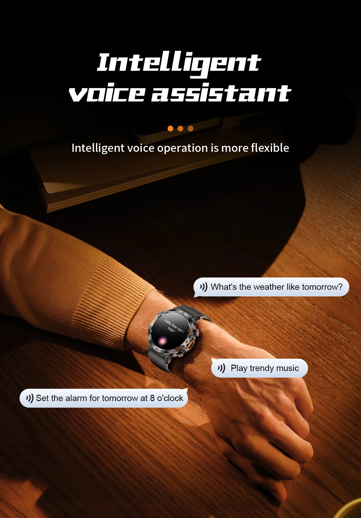 Đồng Hồ Thông Minh 2025 Nam Màn Hình AMOLED Thể Thao