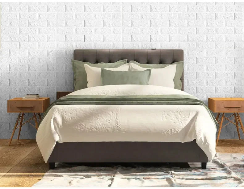 10Pcs 3D Self-Adhesive Wall Stickers Living Room Home Luxury Wall Decor Peel and Stick DIY Modern Wallpaper Bathroom Waterproof