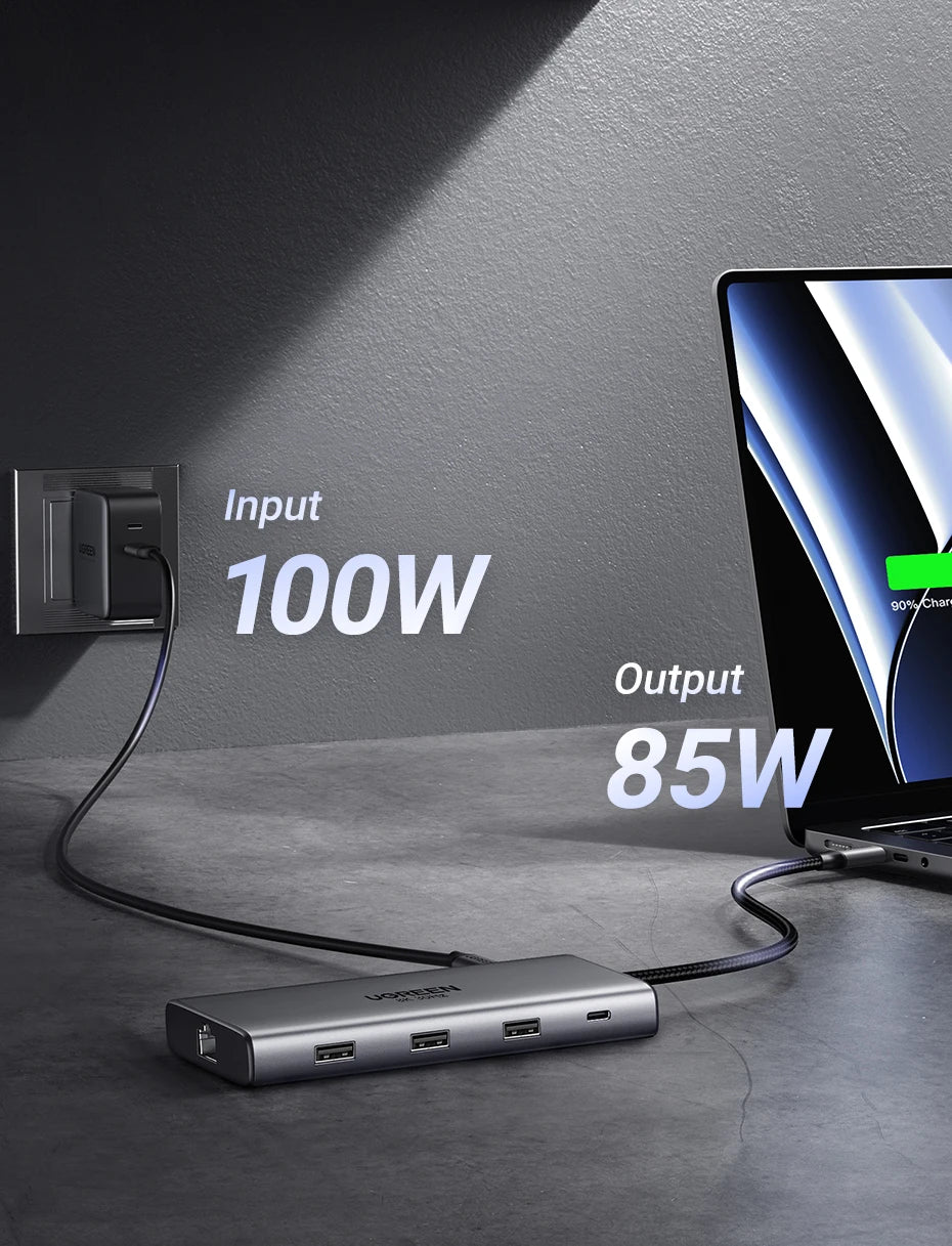 UGREEN HUB Đa Năng 10in1 USB-C 8K cho MacBook