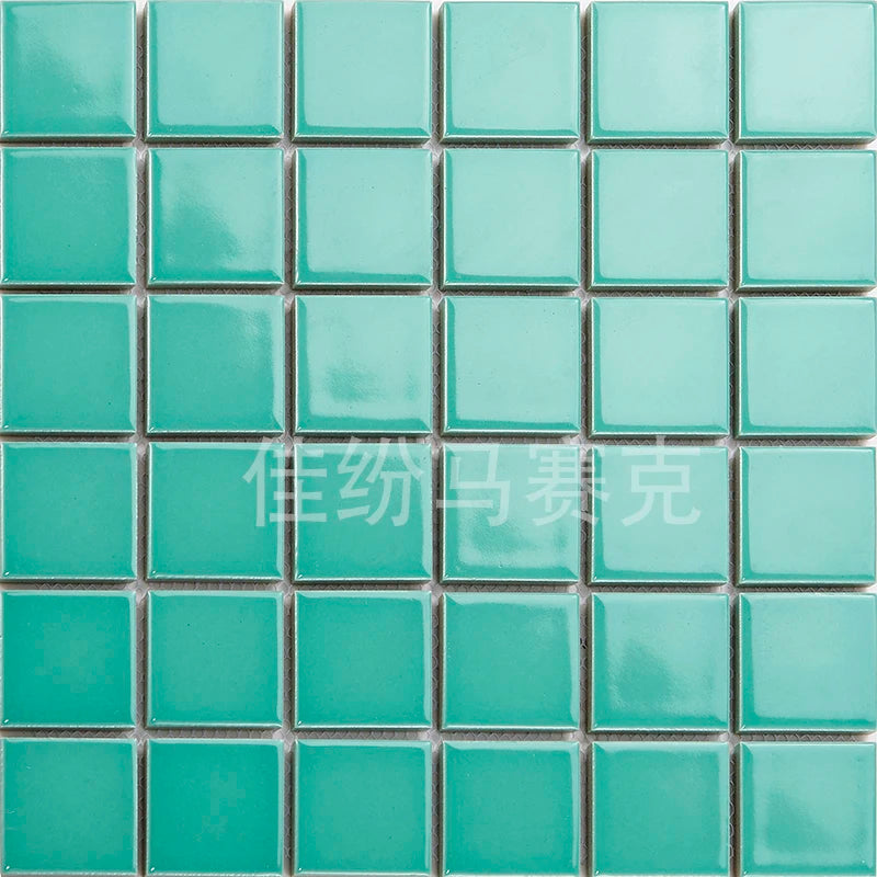 Gạch Mosaics Gốm Đơn Sắc Trang Trí Nhà Tinh Tế - Daisan Mart