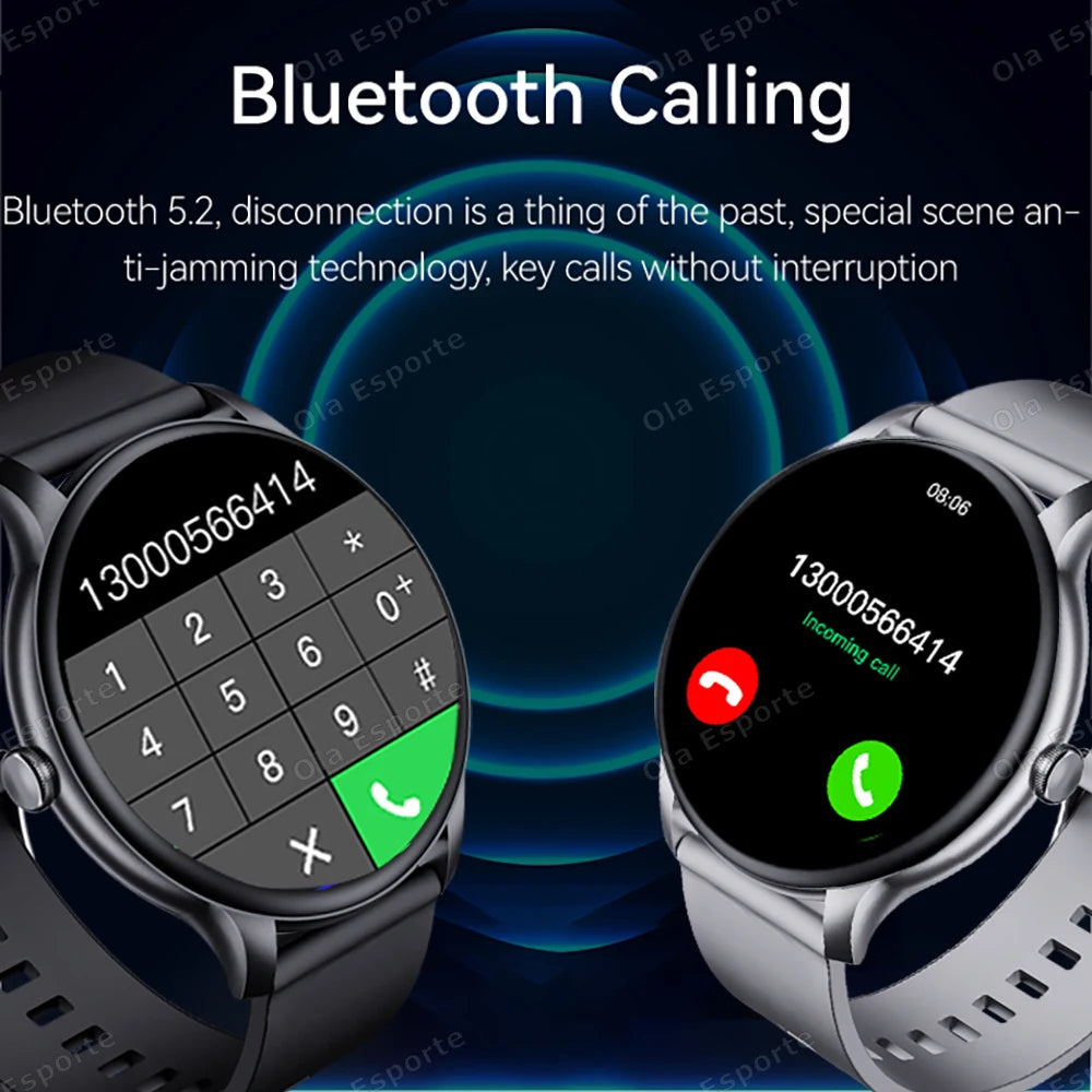 Đồng Hồ Thông Minh 2025 Cảm Ứng Đầy Đủ Chống Nước