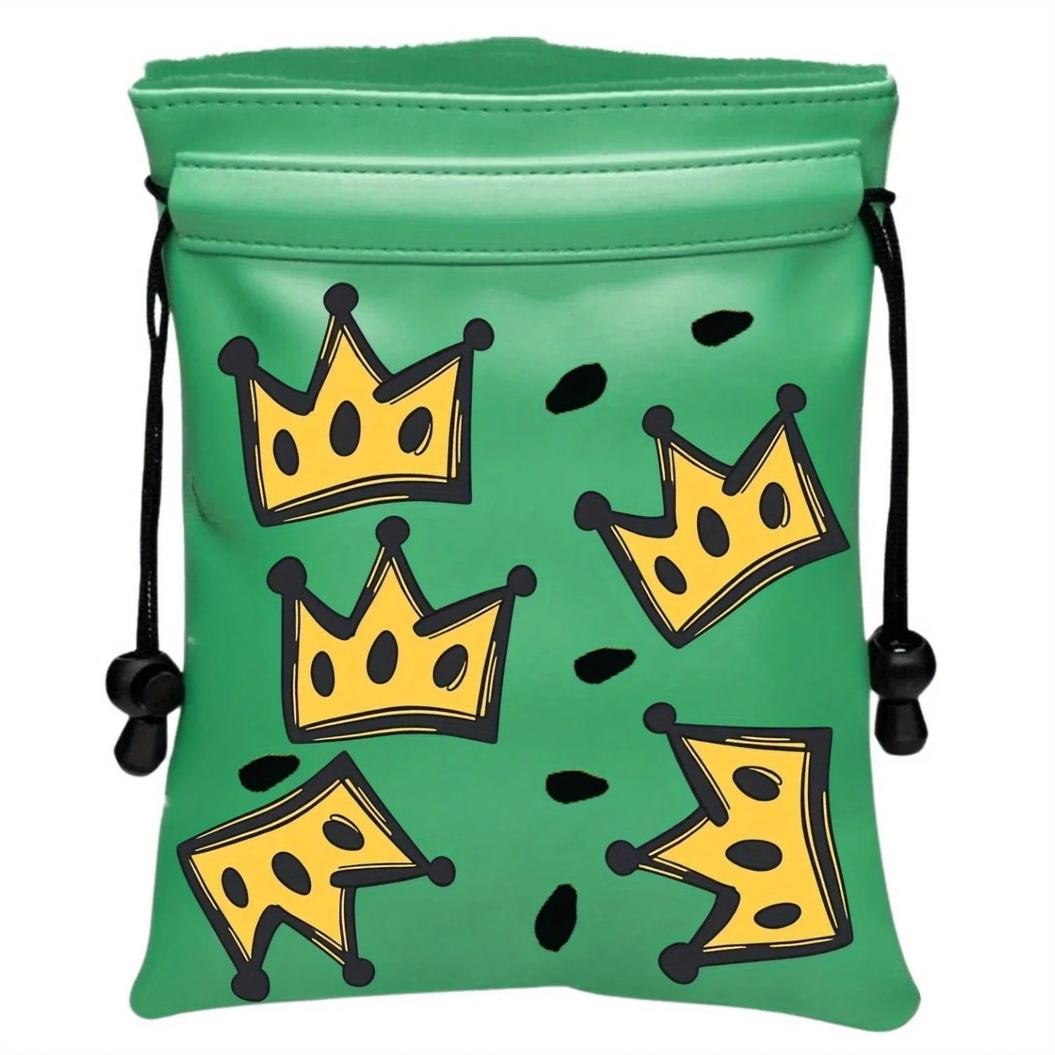 Golf Accessory Bag PU Leather Funny Tee Pattern