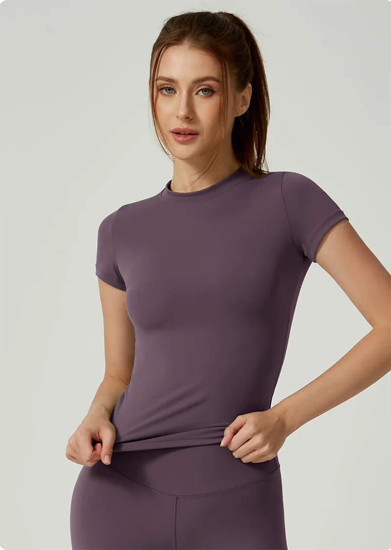 Women's Seamless Sports Bodycon Yoga Top