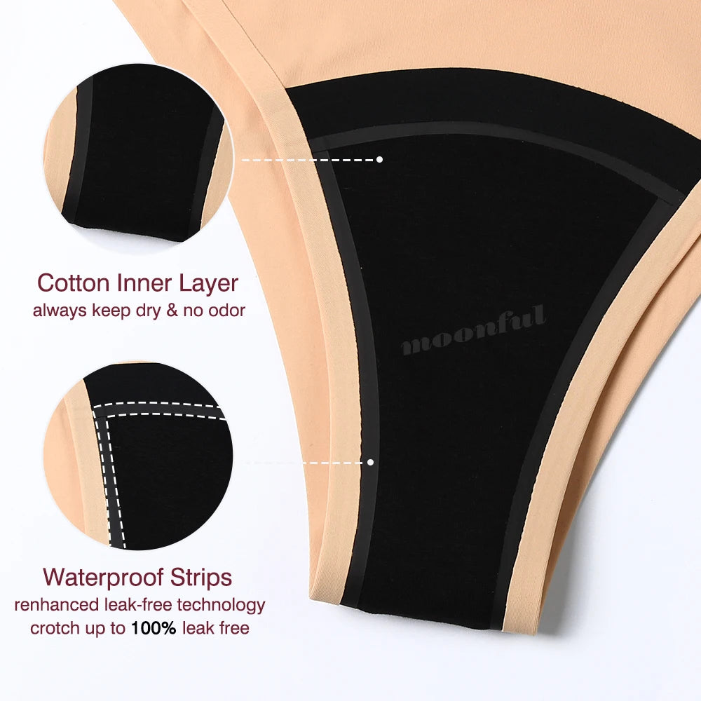 Women's High Waist Anti-Leak Menstrual Panties Super Comfortable