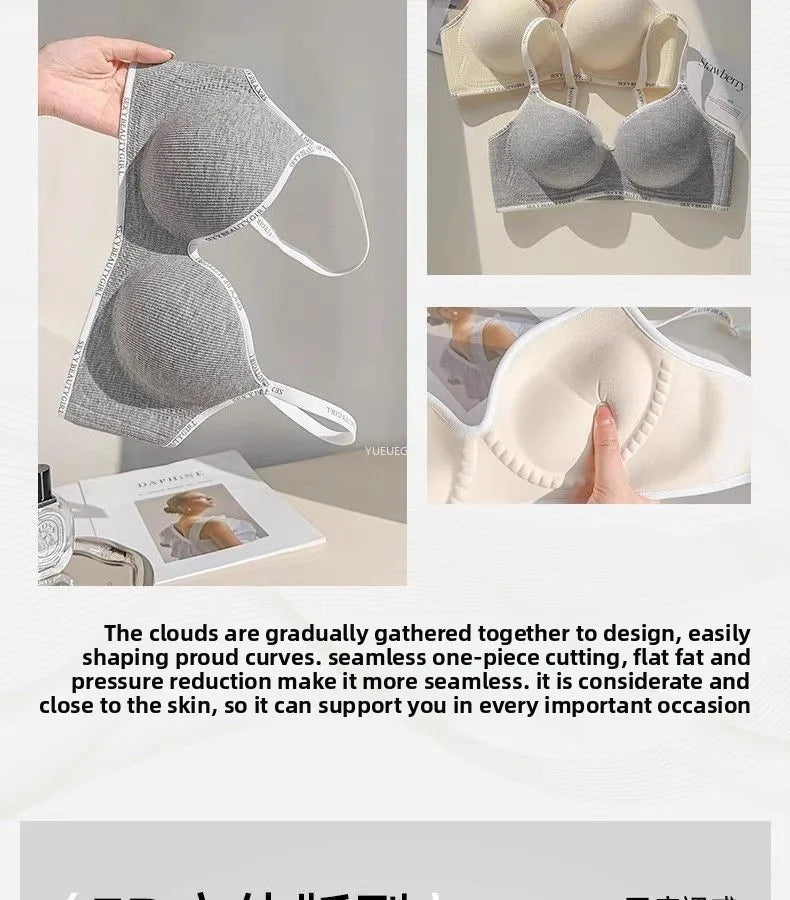 6cm Push Up Bra Without Underwire Ultra Thin For Small Breasts