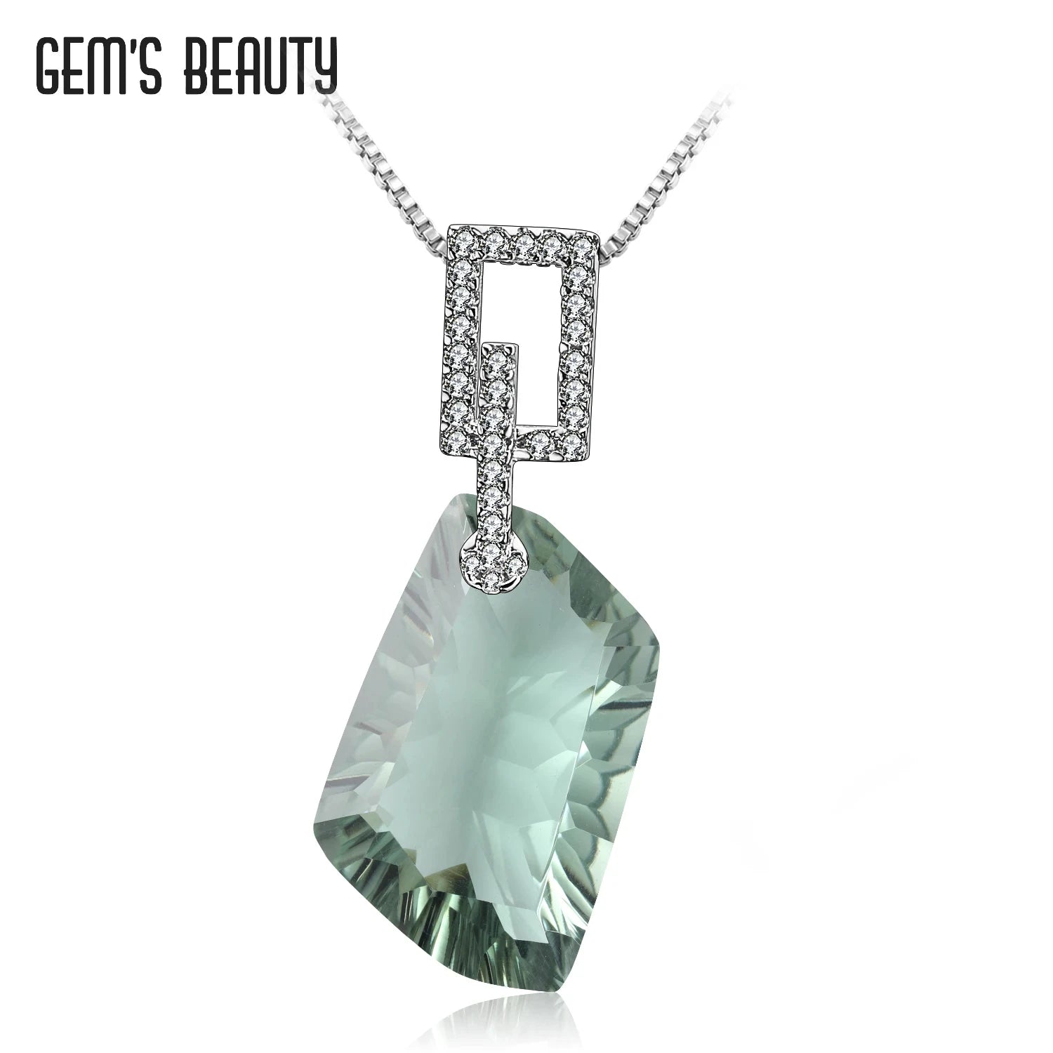 GEM'S BEAUTY Elegant 925 Silver Jewelry Set for Women