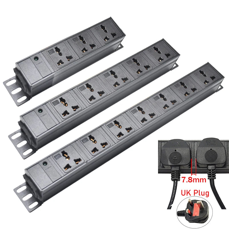 Ổ Điện PDU Đa Năng 2-8 Ổ Cắm UK Chất Lượng Cao - Daisan Mart