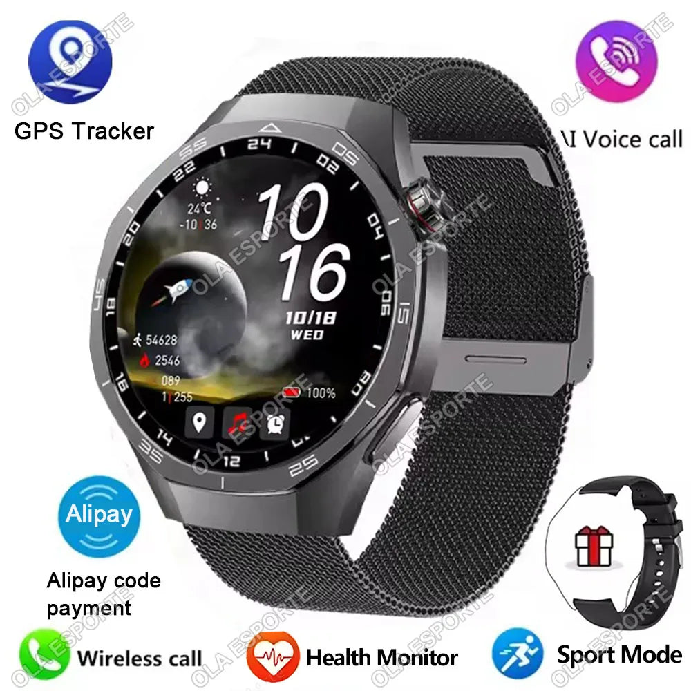 Đồng Hồ Thông Minh 2025 Nam Watch Pro AMOLED GPS NFC