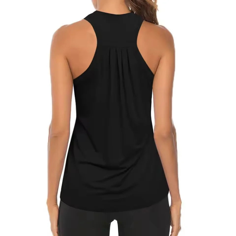 Áo Tank Tập Gym Nữ Nhanh Khô, Thoáng Khí, Không Tay - Daisan Mart