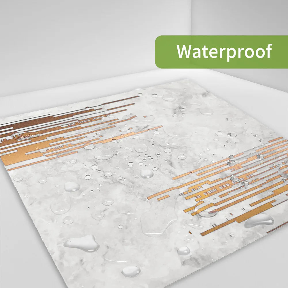 Waterproof Wallpaper 20 Pieces 3D Green Brick