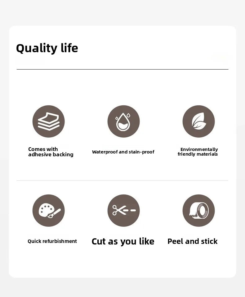 Decal Đá Cẩm Thạch Chống Thấm Dán Tủ Bếp 50cm