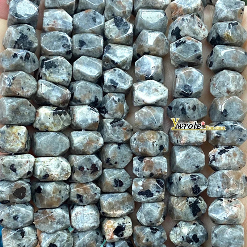 Hạt Đá Mặt Trời Tự Nhiên Mài Tròn Làm Trang Sức