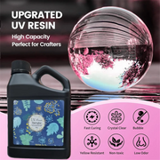 Upgraded UV Resin 500g - Transparent, Fast Hardening for Jewelry