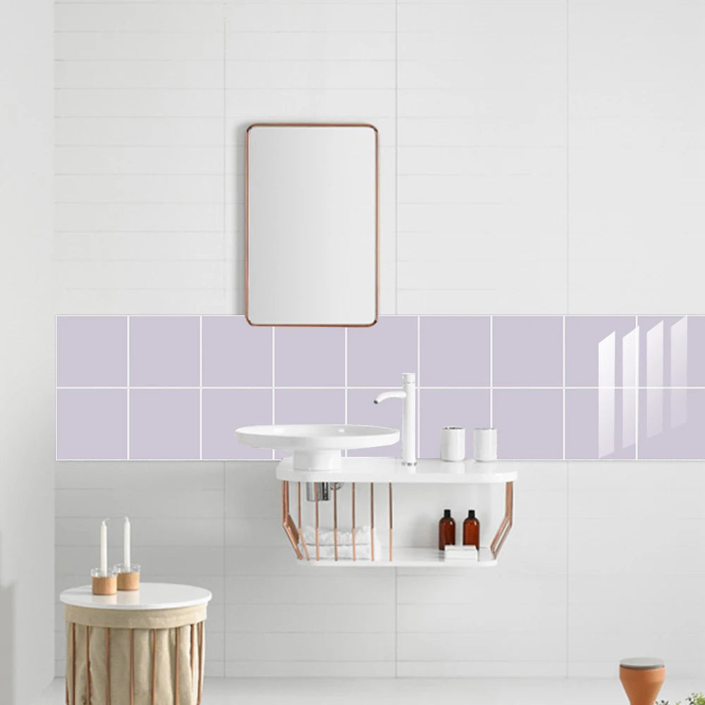 10 pieces of waterproof turquoise wall tiles