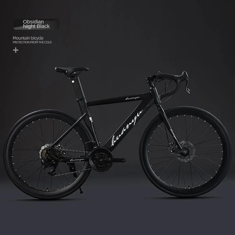 OVOZI New Bending-handle Variable Speed Windbreaker Road Bike Inside Track Racer 700C Male And Female Adult Student Disc Brakes - Daisan Mart