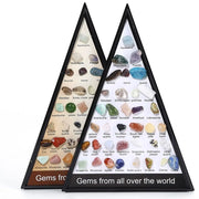 36 Unique Triangular Natural Gemstone Set