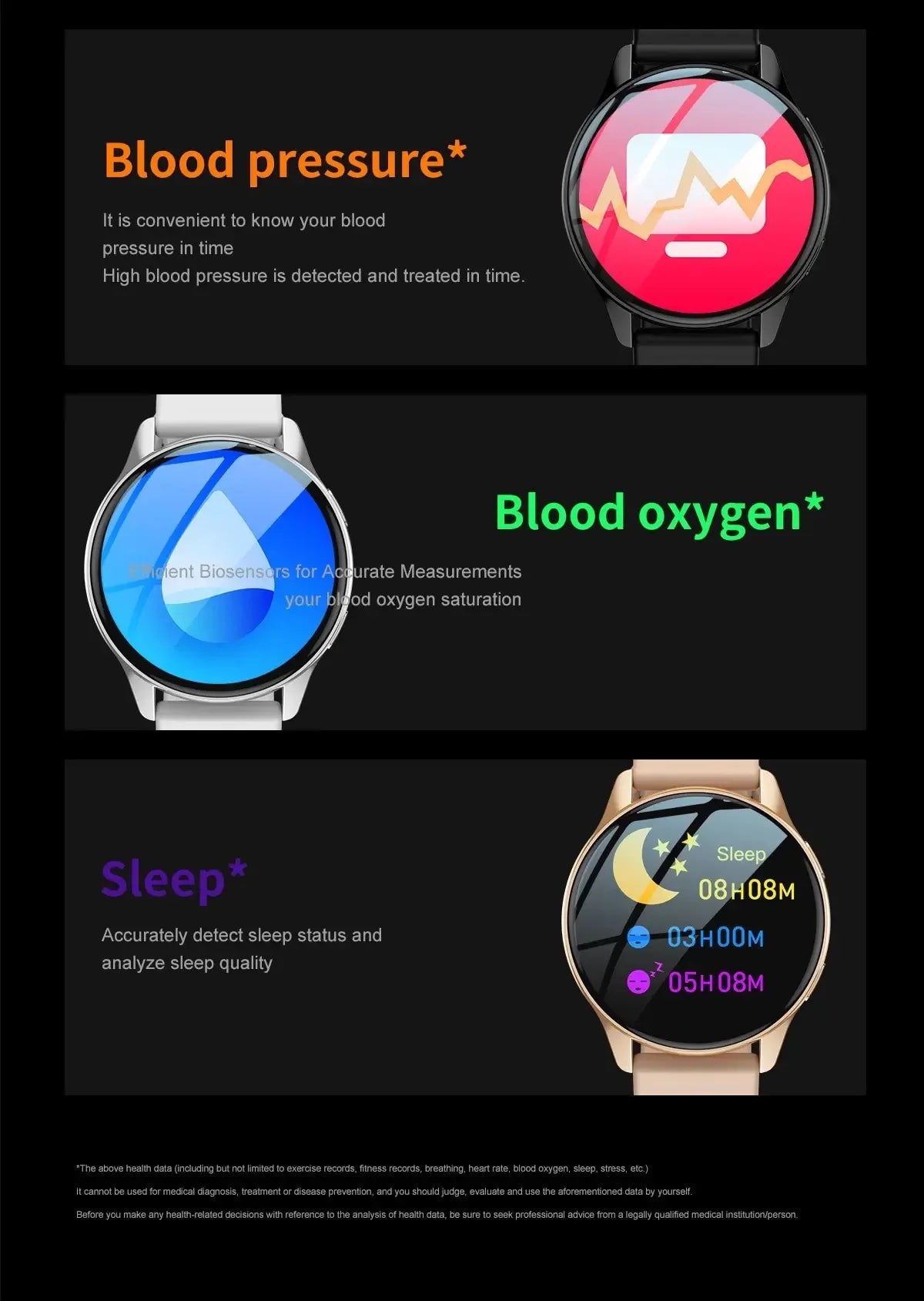Đồng Hồ Thông Minh 2025 Màn Hình Tròn AMOLED Bluetooth - Daisan Mart