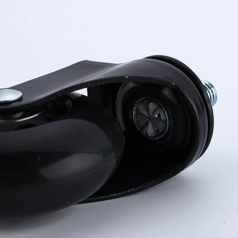 2.5 Inch Multi-Purpose PU Trolley Wheels, 5 Sets, M6/8/10 Shaft